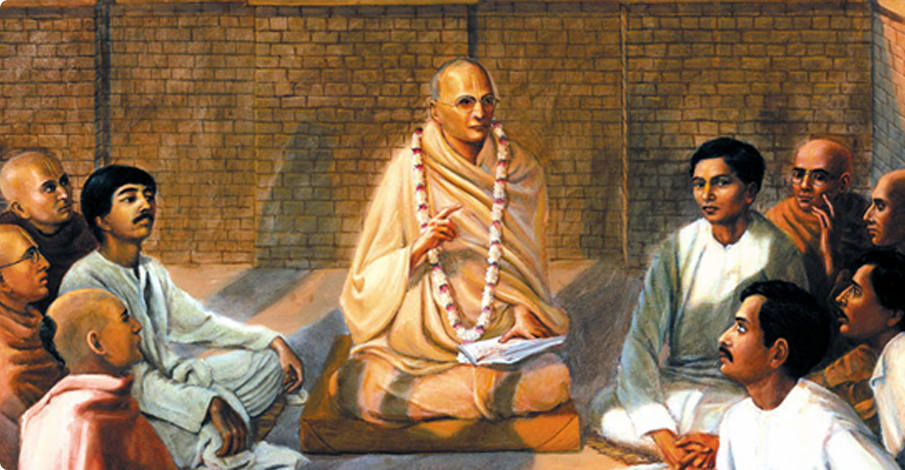Monk teaching