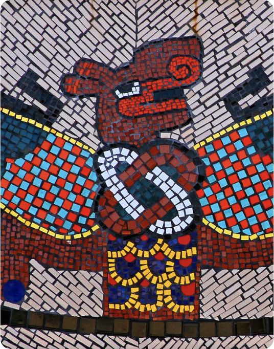 Aztec mosaic 